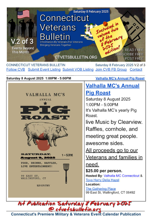 Valhalla MC's Annual Pig Roast
