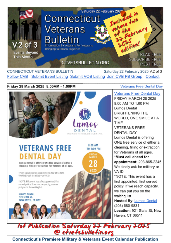 Veterans Free Dental Day