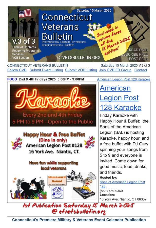 American Legion Post 128 Karaoke