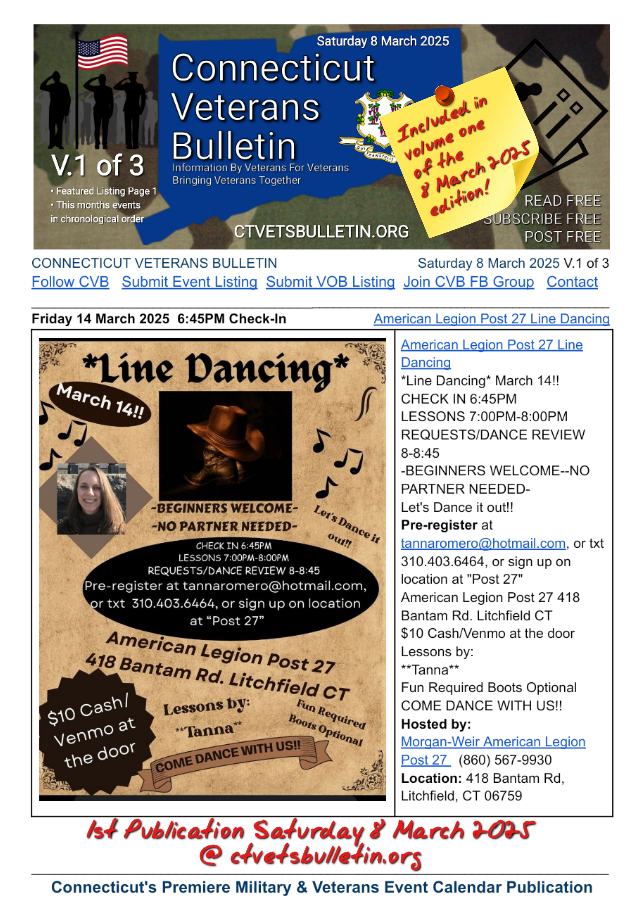 American Legion Post 27 Line Dancing