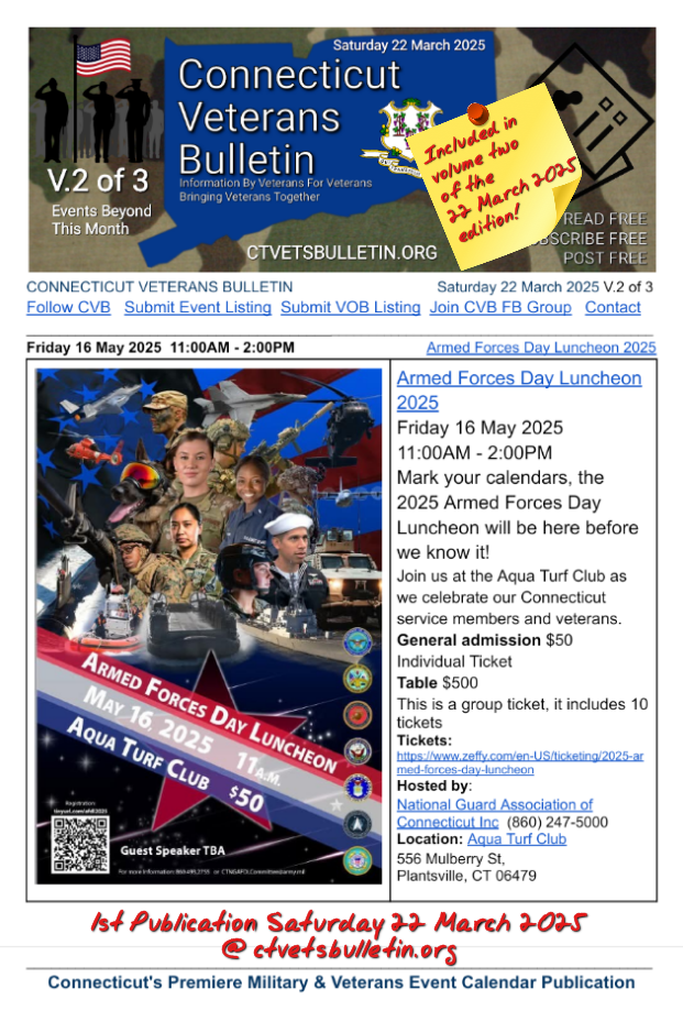 Armed Forces Day Luncheon 2025
