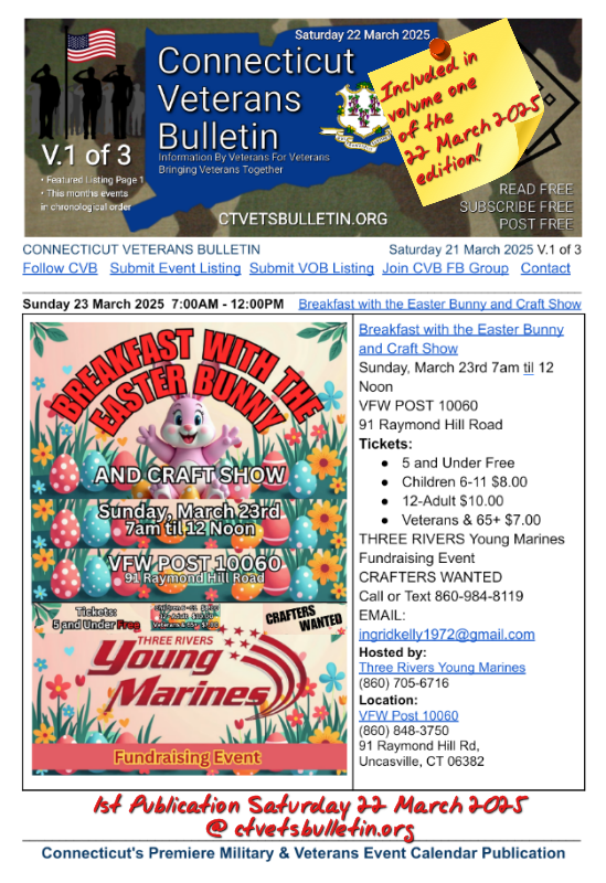 Breakfast with the Easter Bunny and Craft Show