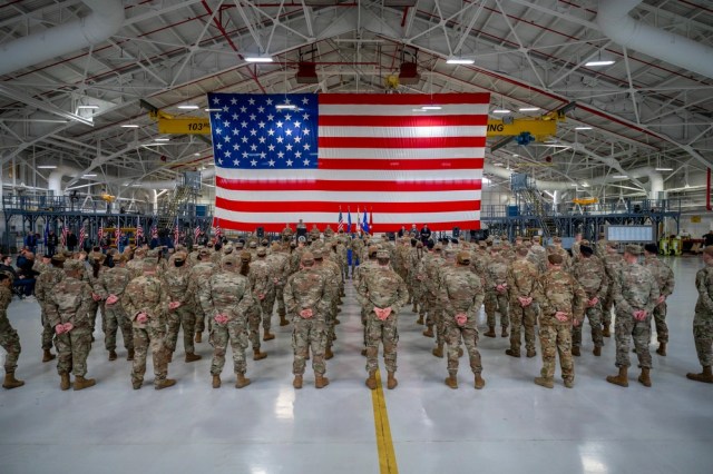 Connecticut National Guard Troops Prepare for Deployment with Families and Community by Their Side