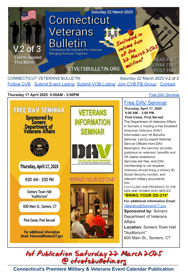Free DAV Seminar