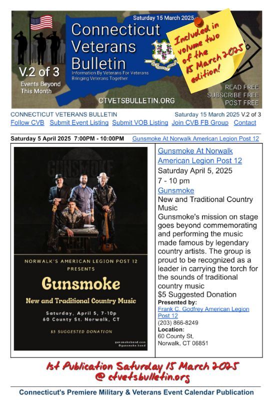 Gunsmoke At Norwalk American Legion Post 12