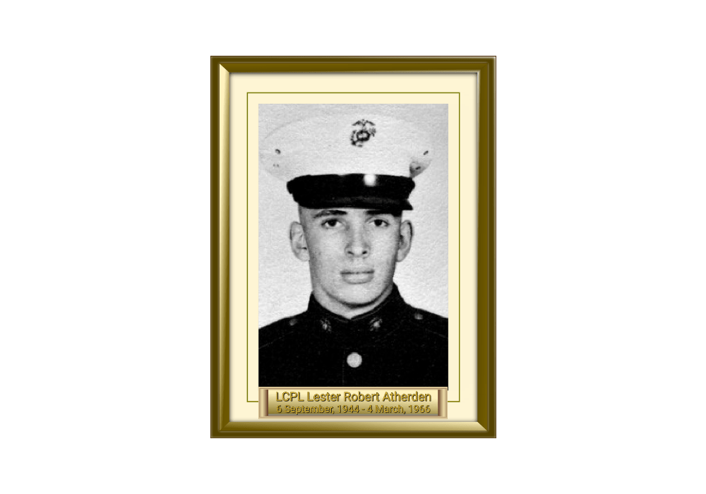 LCPL Lester Robert Atherden September 06, 1944 to March 04, 1966 featured image
