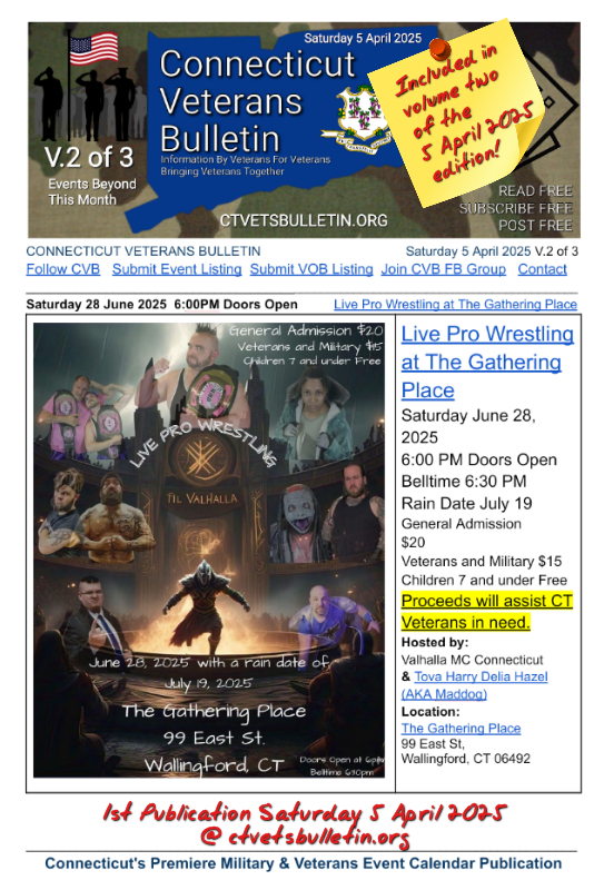 Live Pro Wrestling at The Gathering Place