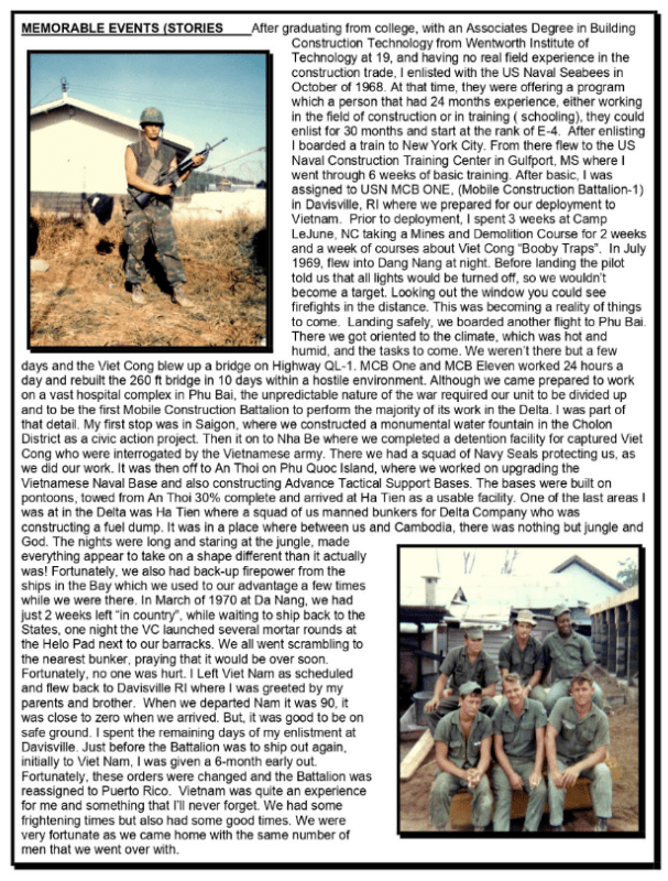 PO3 John Edward Regish 22 August 1948 - 19 March 2025 Memorable Military Events