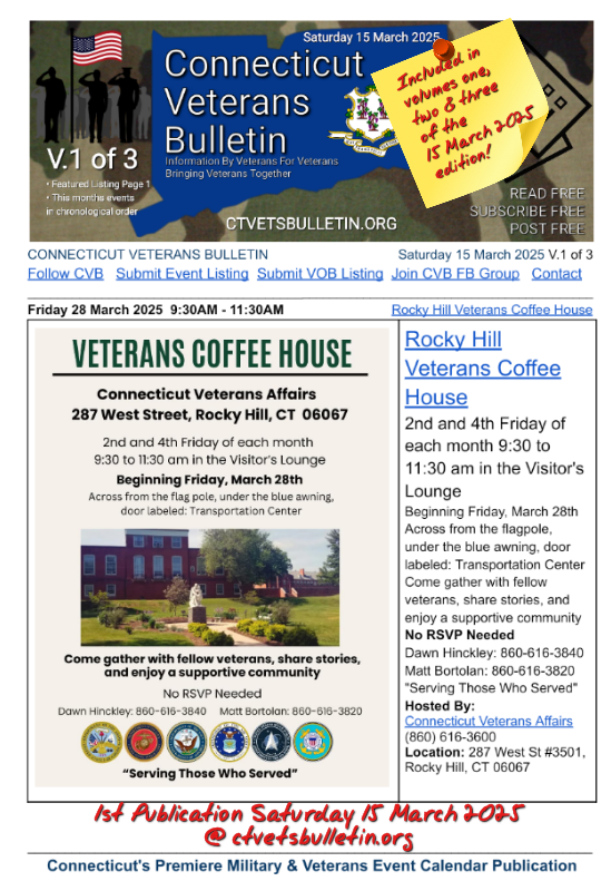 Rocky Hill Veterans Coffee House