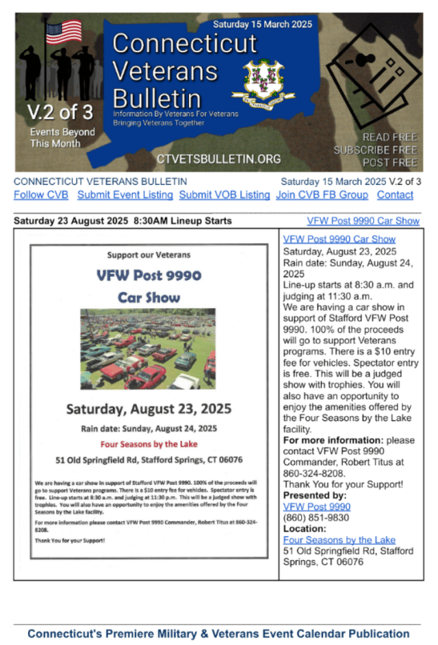 VFW Post 9990 Car Show