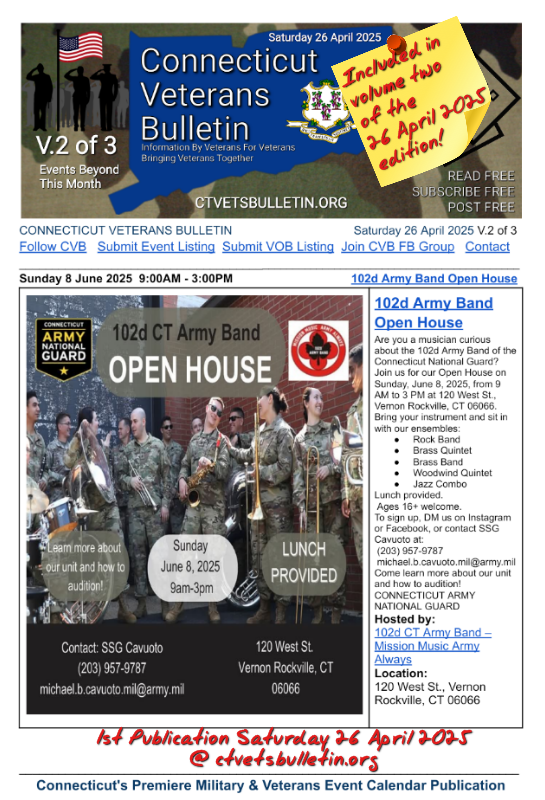 102d Army Band Open House