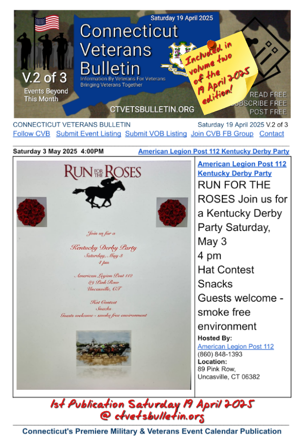 American Legion Post 112 Kentucky Derby Party