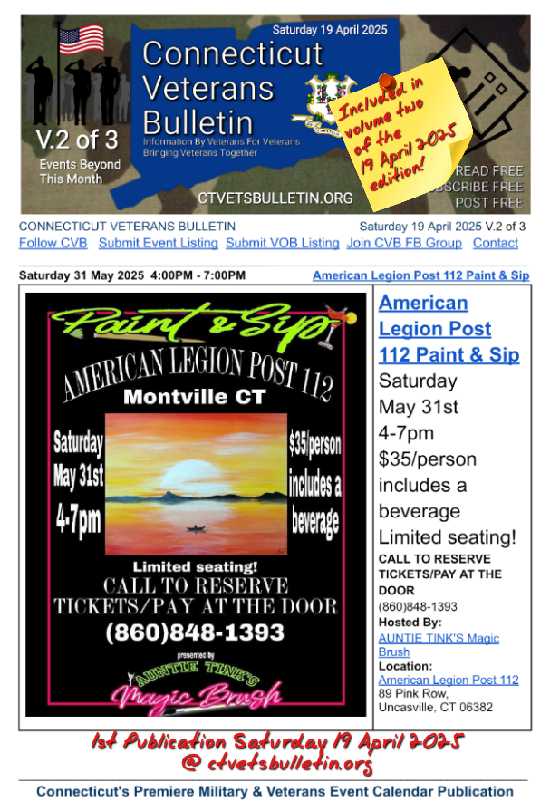 American Legion Post 112 Paint & Sip