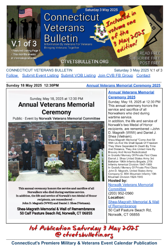 Annual Veterans Memorial Ceremony 2025