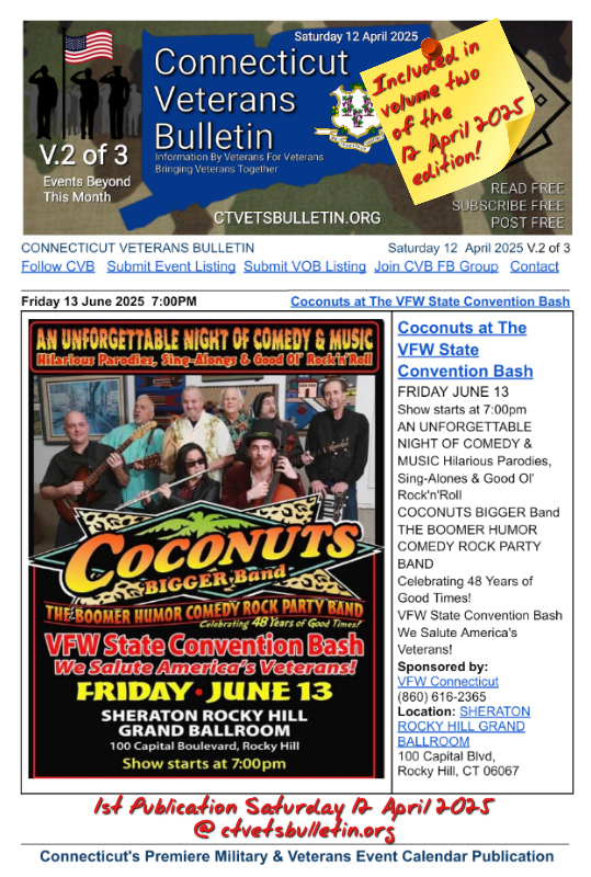 Coconuts at The VFW State Convention Bash