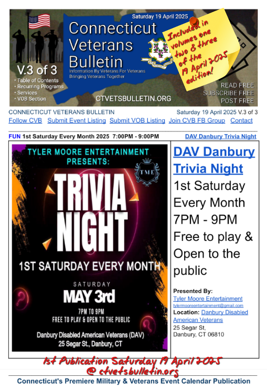 DAV Danbury Trivia Night