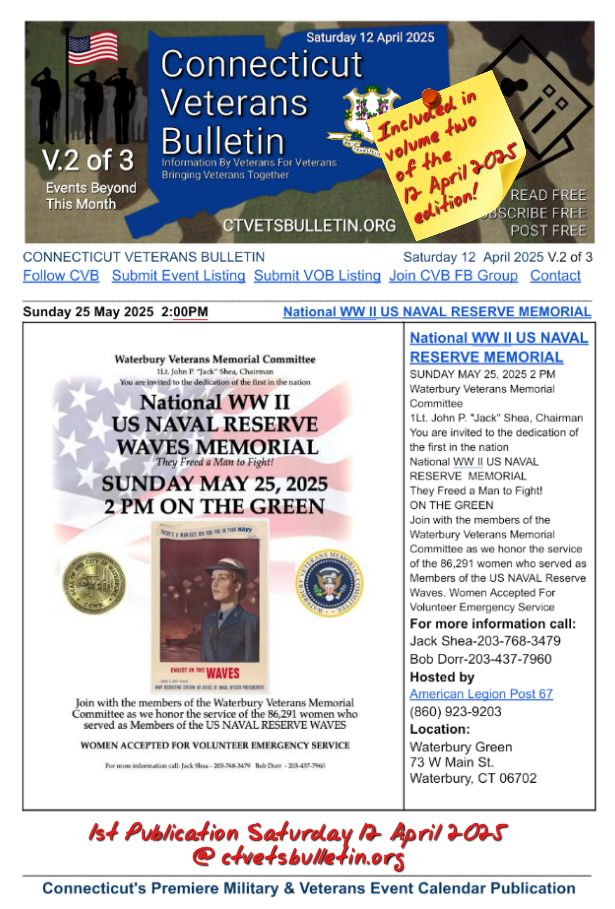 National WW II US NAVAL RESERVE MEMORIAL