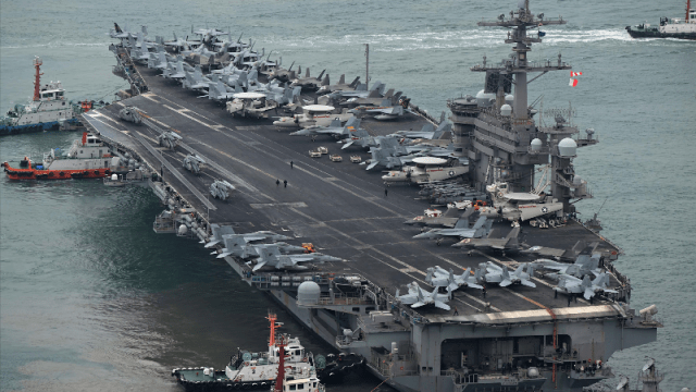 Second U.S. Aircraft Carrier Deployed to Middle East as Iran Nuclear Talks Resume