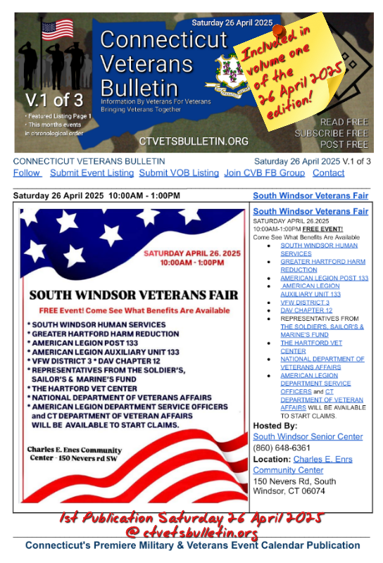 South Windsor Veterans Fair