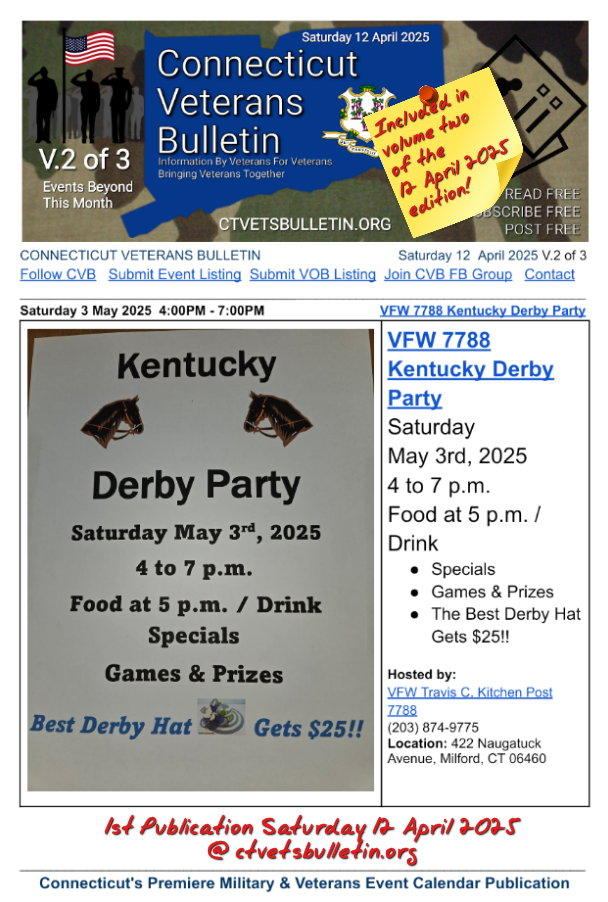 VFW 7788 Kentucky Derby Party