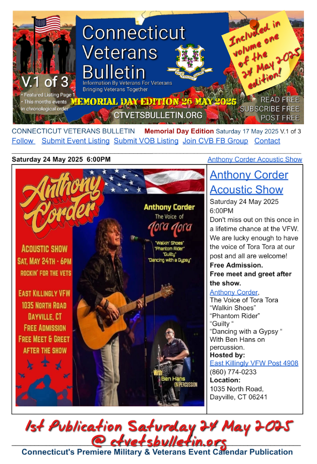 Anthony Corder Acoustic Show