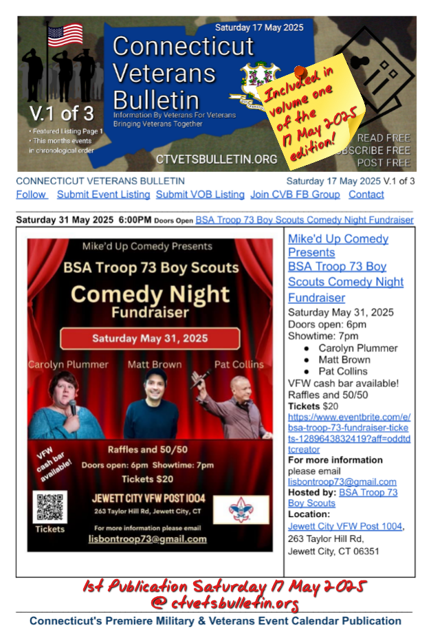 BSA Troop 73 Boy Scouts Comedy Night Fundraiser