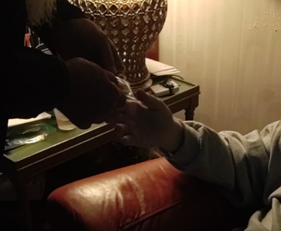 Combat Marine Veteran John Callahan Receives His Replica Unit Challenge Coin & Shares Stories About His Experience In before, During and After Vietnam