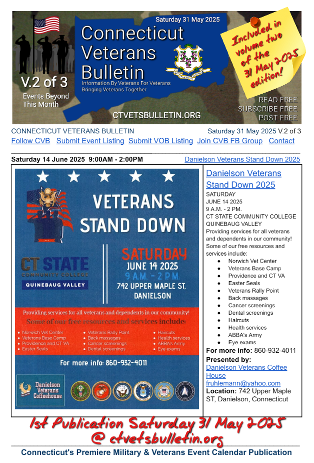 Danielson Veterans Stand Down 2025