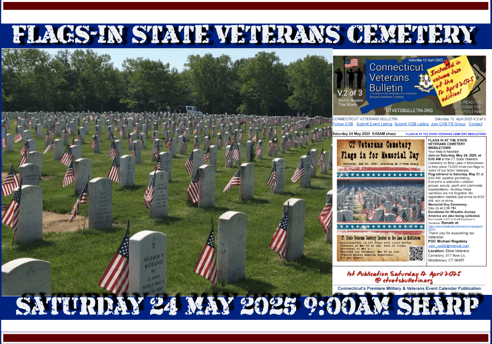 Flags In Memorial Day 2025 State Veterans Cemetery Middletown