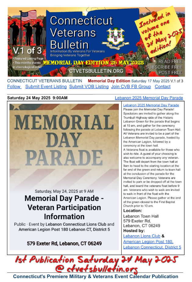 Lebanon 2025 Memorial Day Parade