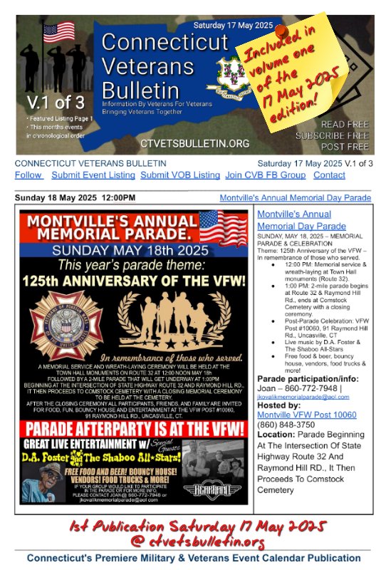 Montville's Annual Memorial Day Parade