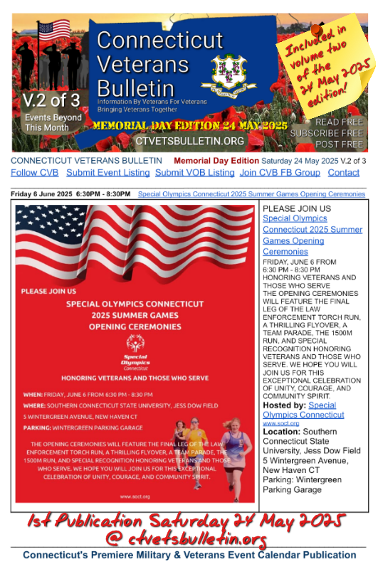 Special Olympics Connecticut 2025 Summer Games Opening Ceremonies