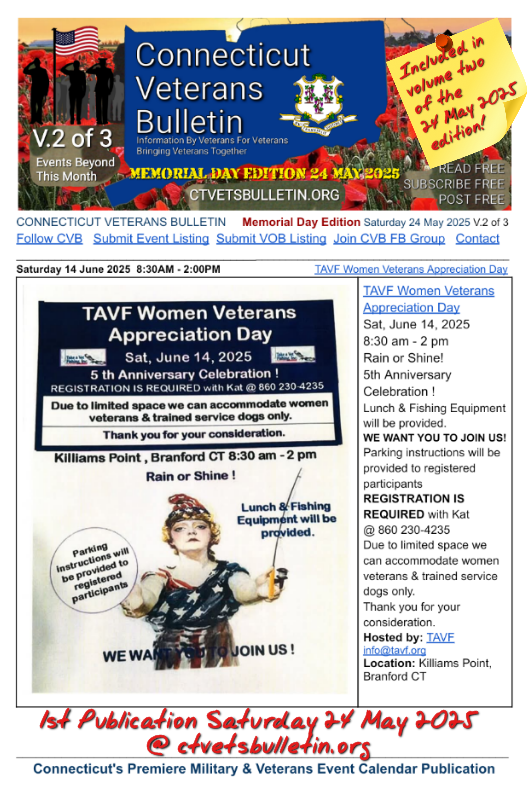 TAVF Women Veterans Appreciation Day