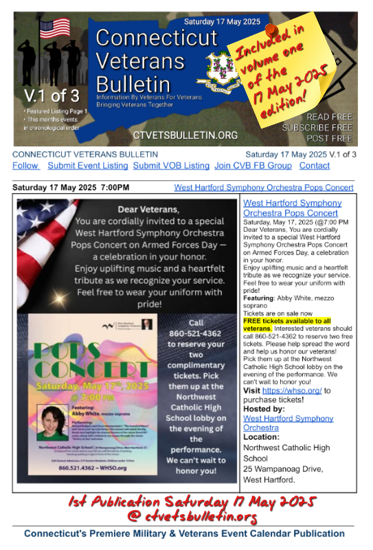 West Hartford Symphony Orchestra Pops Concert