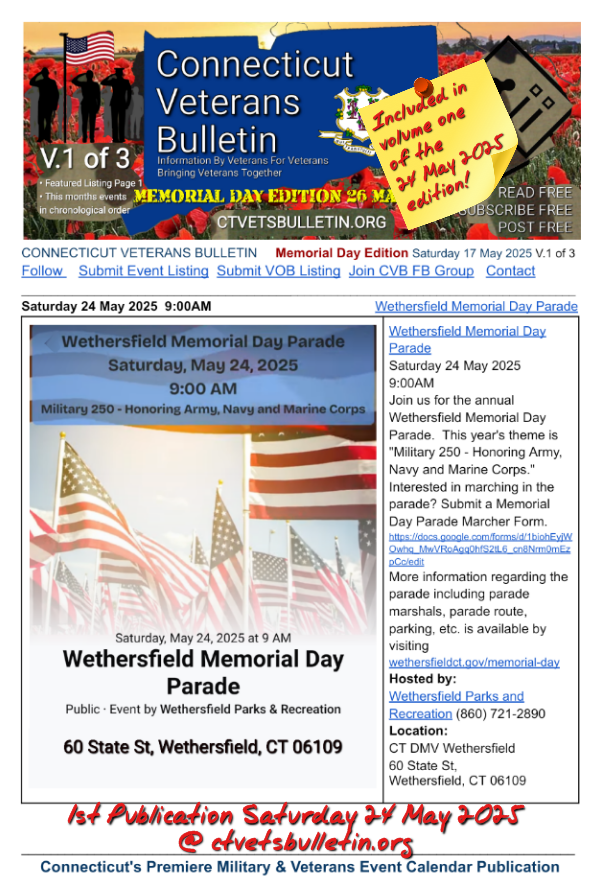 Wethersfield Memorial Day Parade