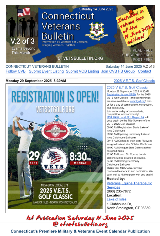 2025 V.E.T.S. Golf Classic