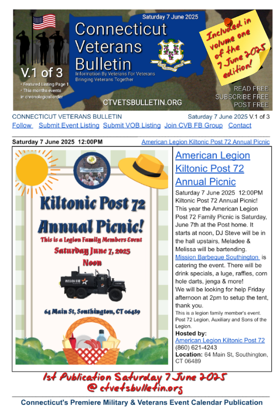 American Legion Kiltonic Post 72 Annual Picnic