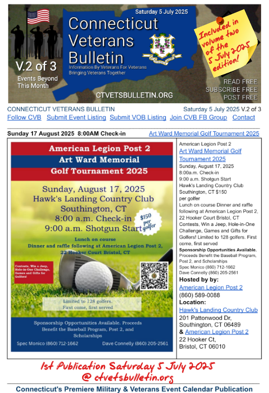 Art Ward Memorial Golf Tournament 2025