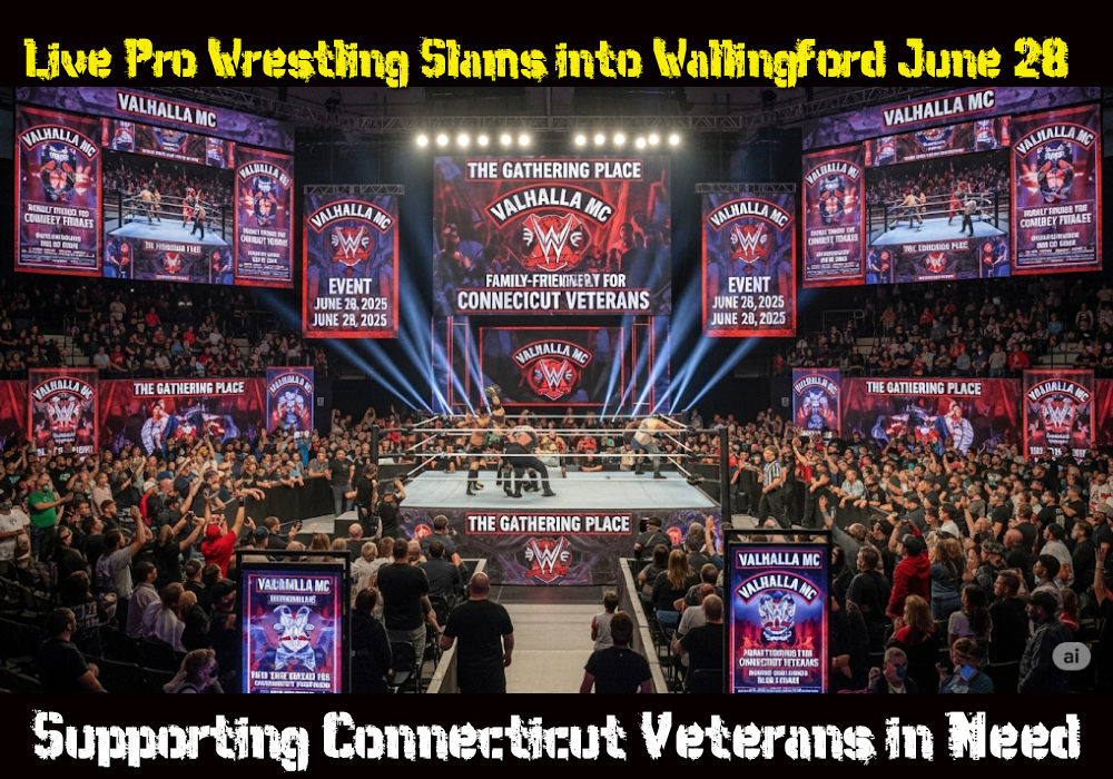 Live Pro Wrestling Slams into Wallingford June 28 to Support Connecticut Veterans in Need