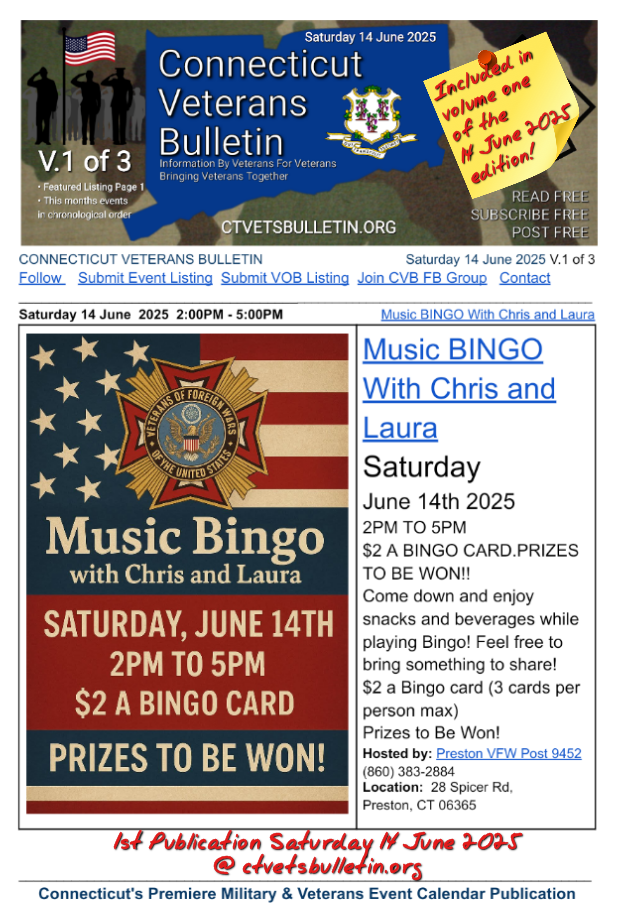 Music BINGO With Chris and Laura