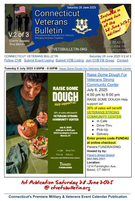 Raise Dome Dough For Veterans Strong Community Center