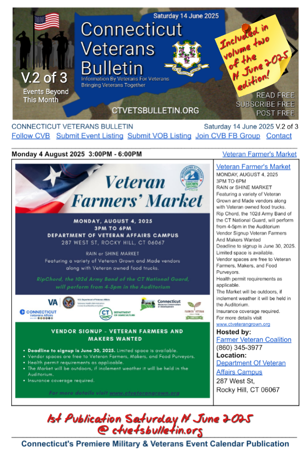 Veteran Farmer's Market