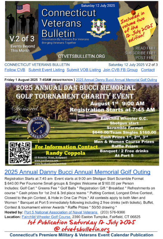 2025 Annual Danny Bucci Annual Memorial Golf Outing