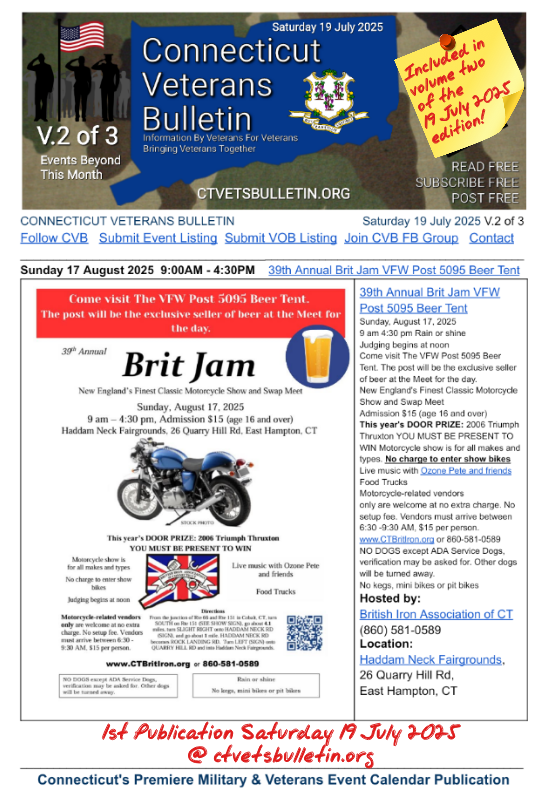 39th Annual Brit Jam VFW Post 5095 Beer Tent