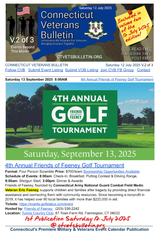 4th Annual Friends of Feeney Golf Tournament