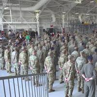 Bradley Base Ceremony Marks Deployment and Return of Connecticut Guard Units