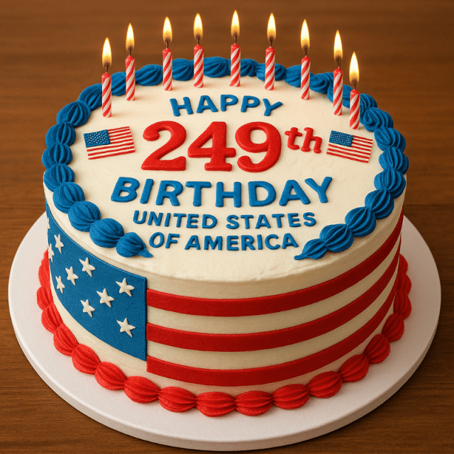 Happy 249th Birthday United States of America