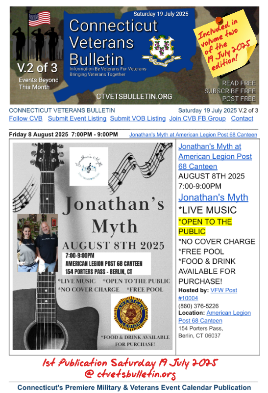 Jonathan's Myth at American Legion Post 68 Canteen
