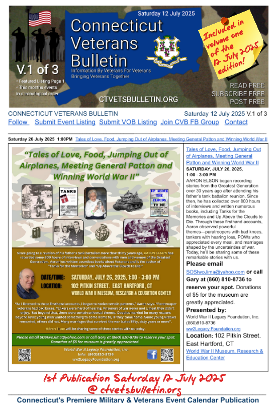 Tales of Love, Food, Jumping Out of Airplanes, Meeting General Patton and Winning World War II