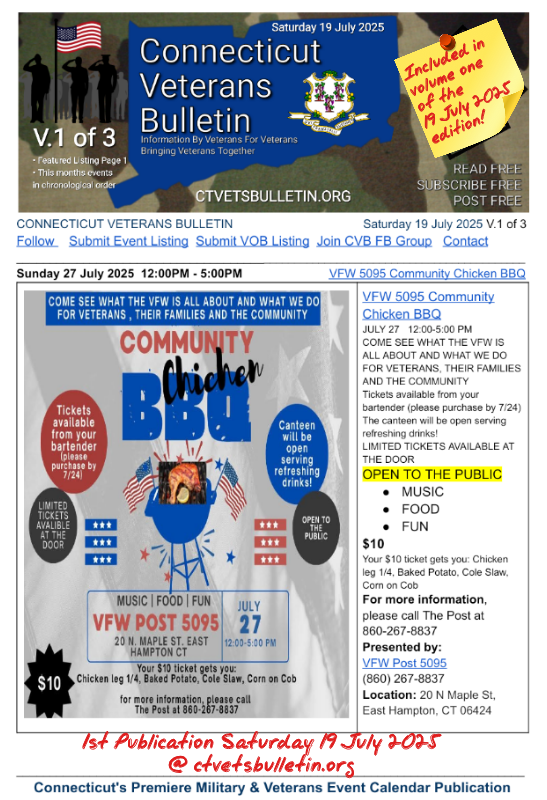 VFW 5095 Community Chicken BBQ